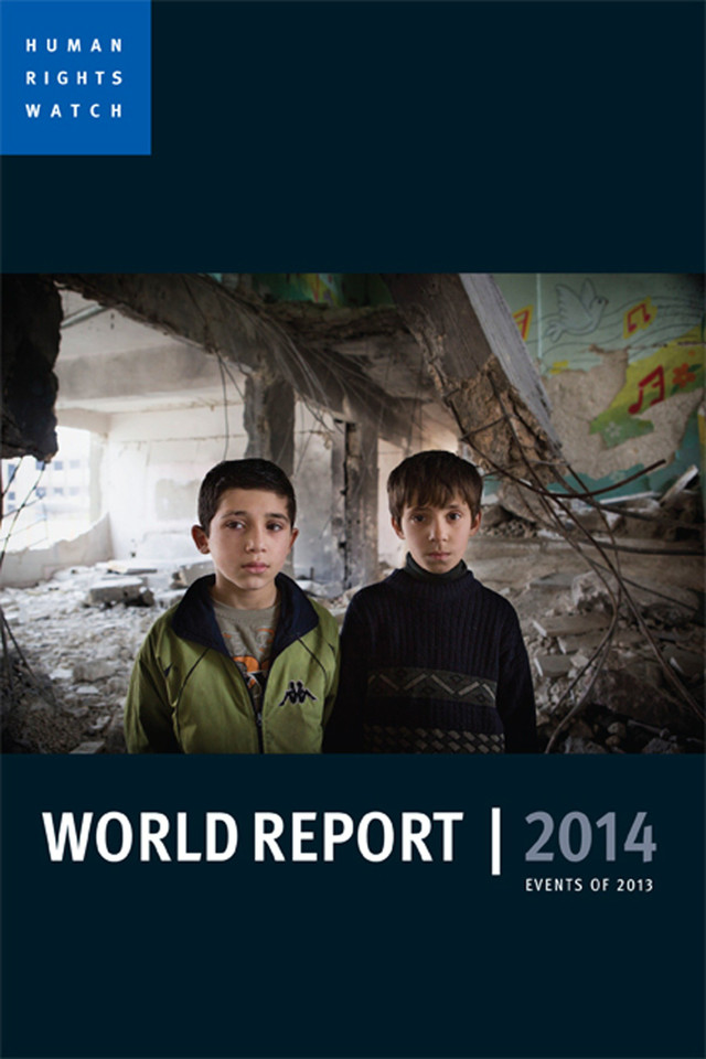 World Report 2014: Events of 2013 book cover by Human Rights Watch