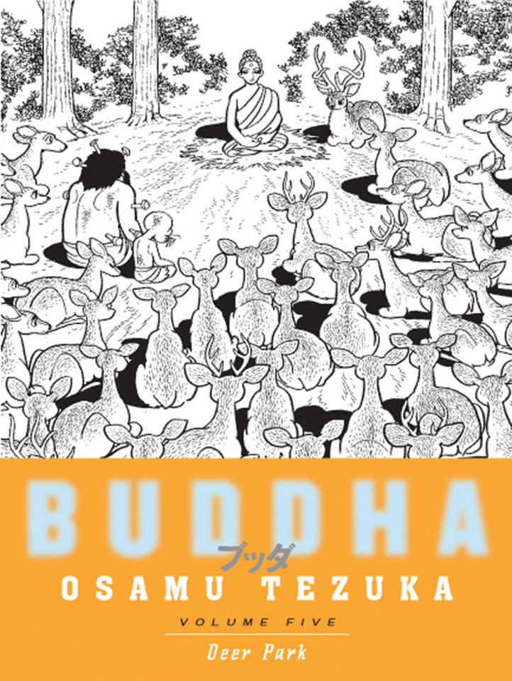Buddha 5: Deer Park (Buddha) book cover by Osamu Tezuka
