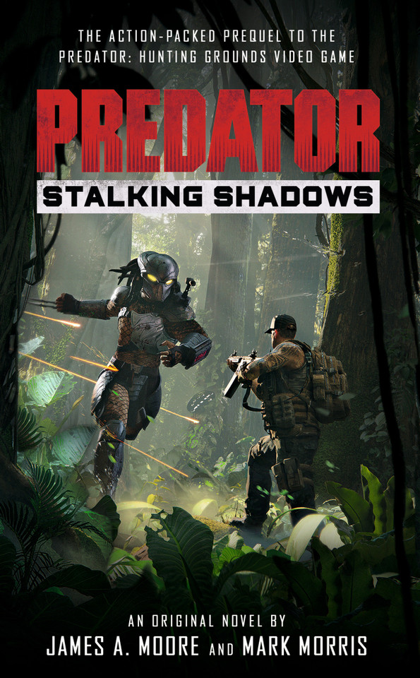 Predator: Stalking Shadows book cover by James A. Moore, Mark Morris