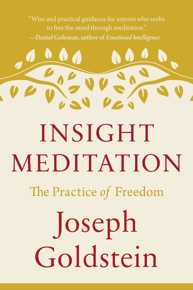 Insight Meditation: The Practice of Freedom book cover by Joseph Goldstein