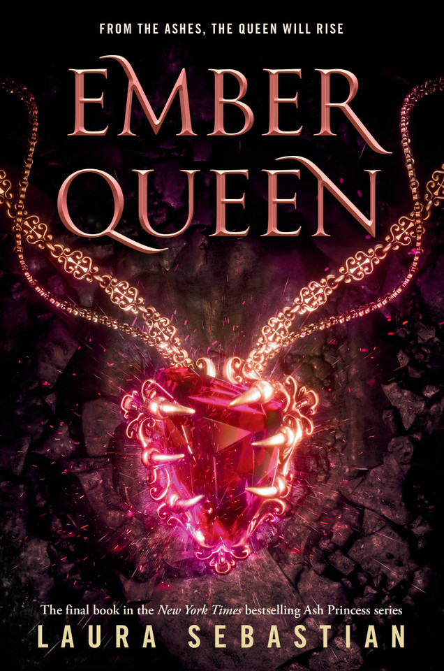 Ember Queen (Ash Princess) book cover by Laura Sebastian
