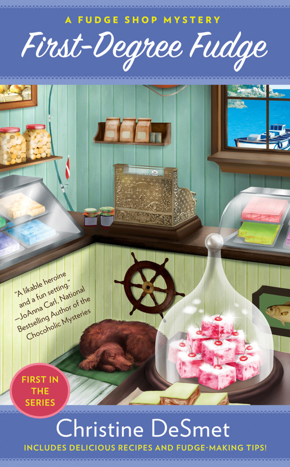 First-Degree Fudge: A Fudge Shop Mystery (A Fudge Shop Mystery) book cover by Christine DeSmet
