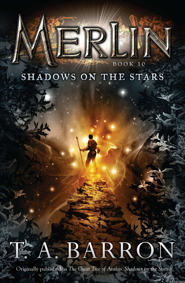 Shadows on the Stars: Book 10 (Merlin Saga) book cover by T. A. Barron