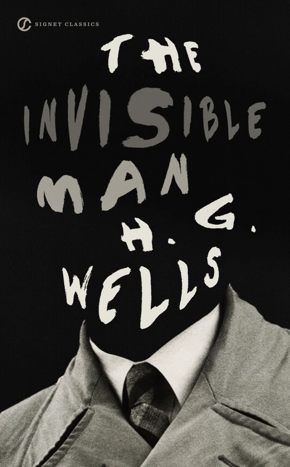 The Invisible Man book cover by H. G. Wells