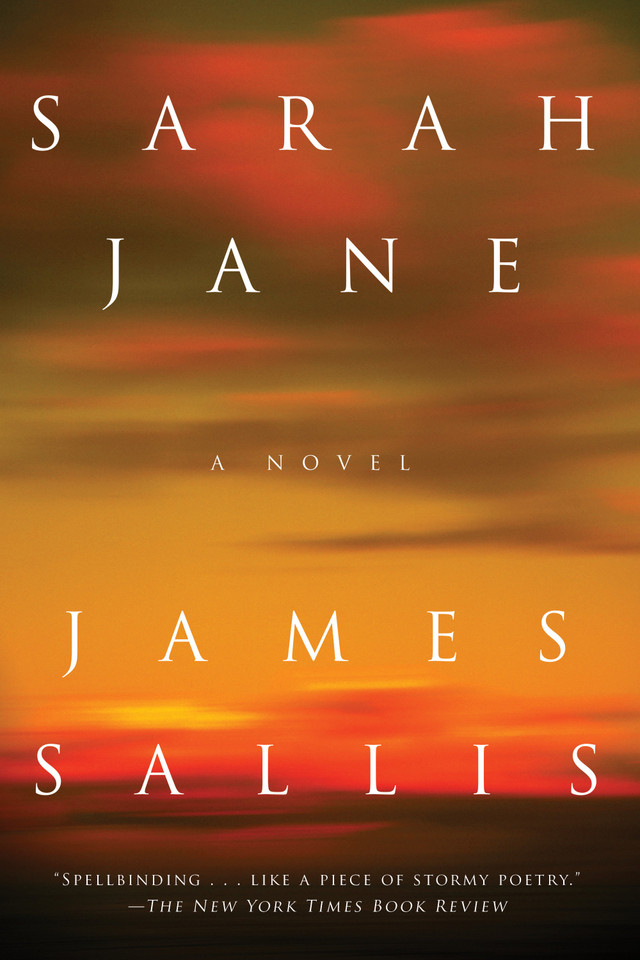 Sarah Jane book cover by James Sallis