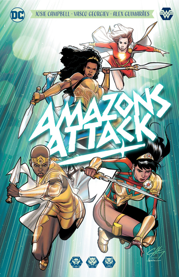 Amazons Attack book cover by Josie Campbell