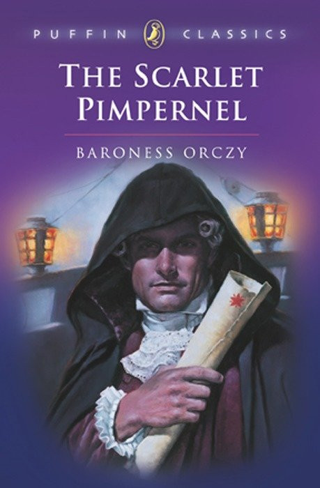 The Scarlet Pimpernel (Puffin Classics) book cover by Baroness Orczy