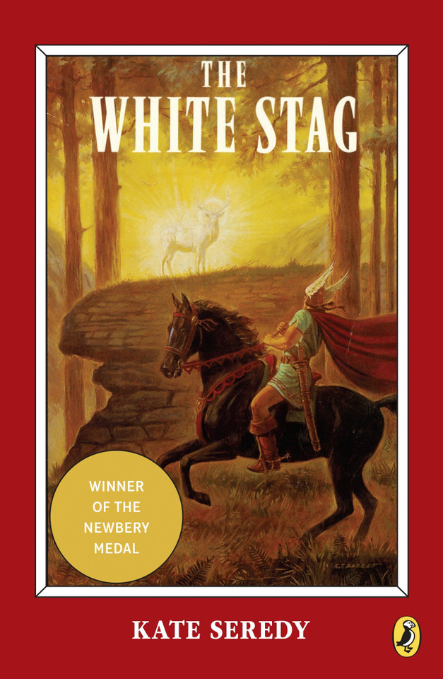 The White Stag (Newbery Library, Puffin) book cover by Kate Seredy