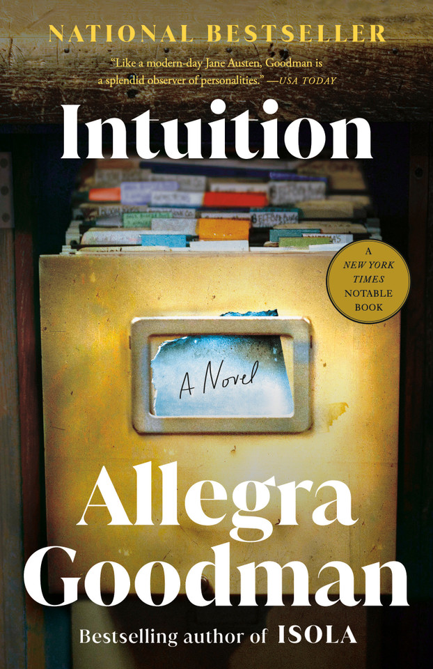Intuition: A Novel book cover by Allegra Goodman