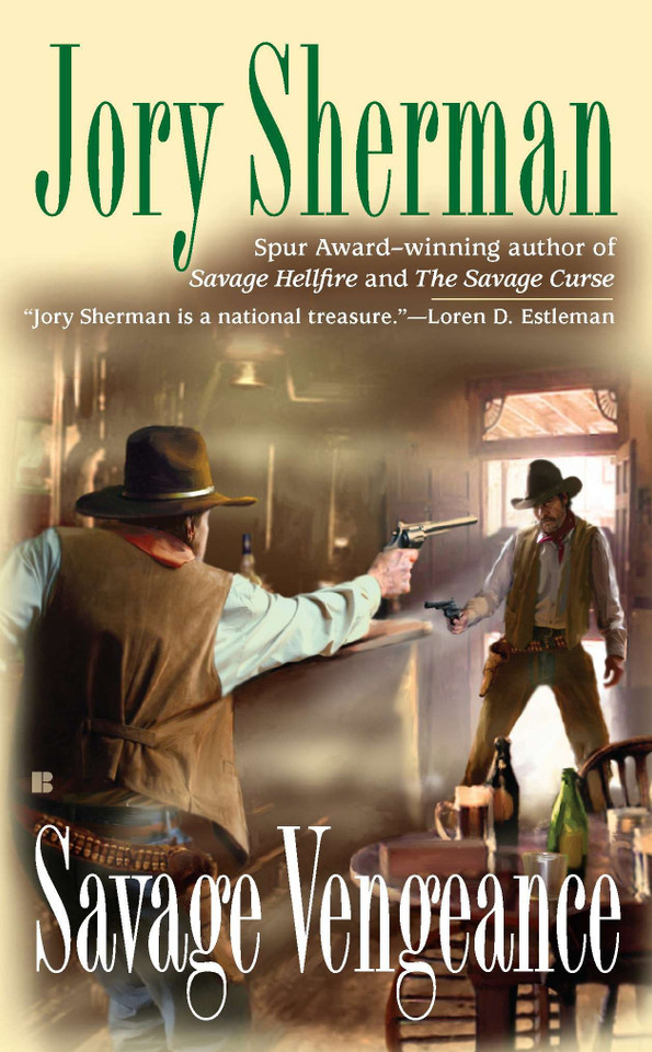 Savage Vengeance book cover by Jory Sherman