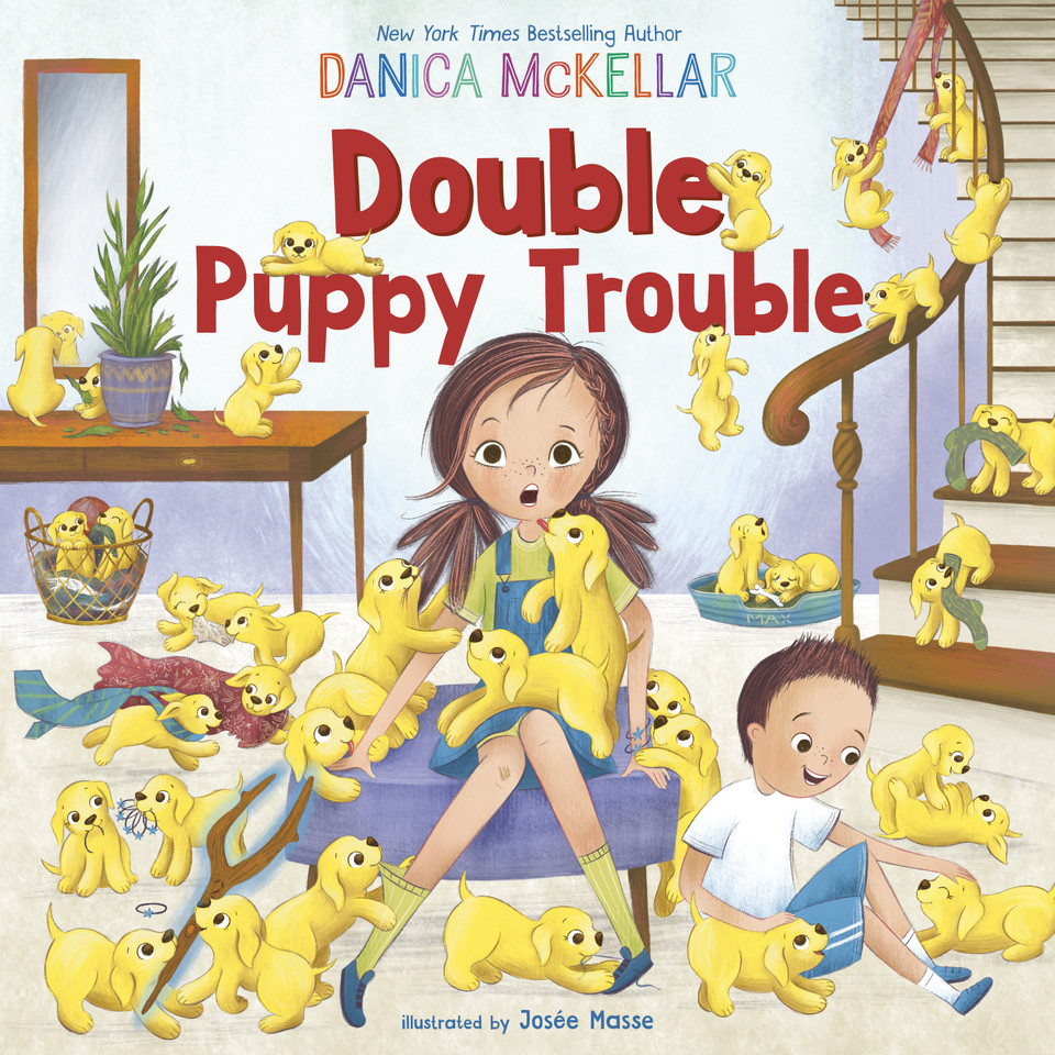 Double Puppy Trouble (McKellar Math) book cover by Danica McKellar