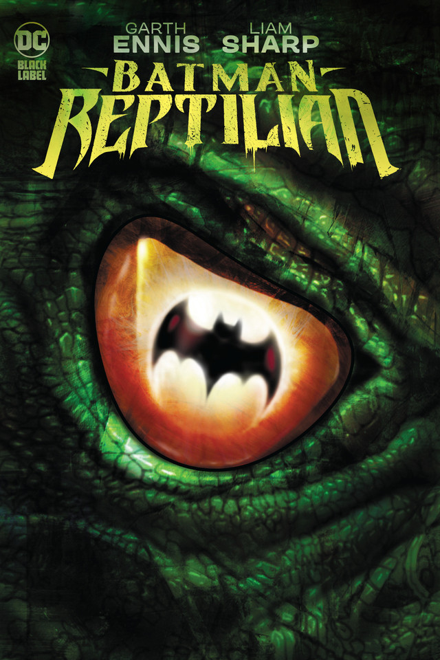 Batman: Reptilian book cover by Garth Ennis