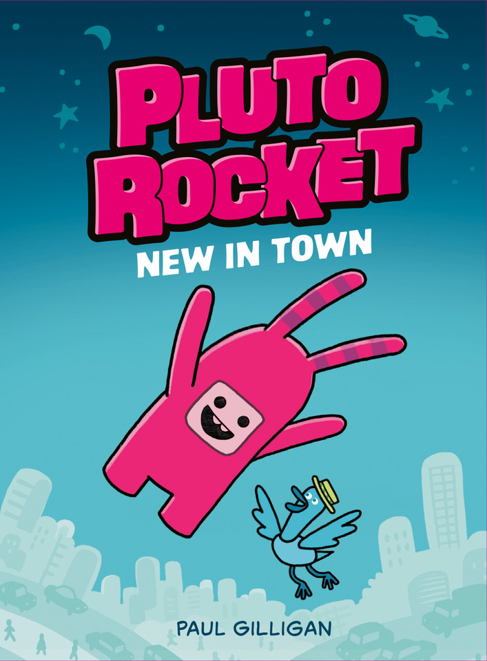 Pluto Rocket: New in Town (Pluto Rocket #1) (Pluto Rocket) book cover by Paul Gilligan