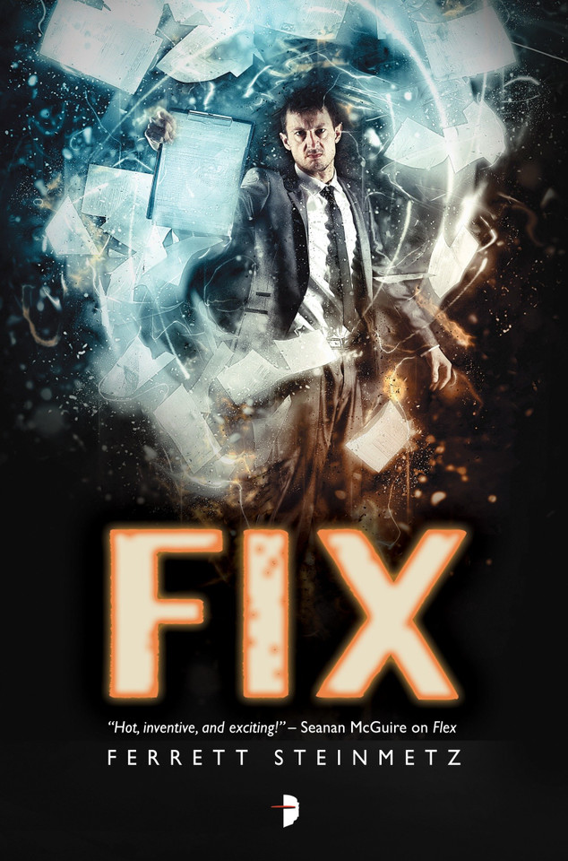 Fix ('Mancer) book cover by Ferrett Steinmetz