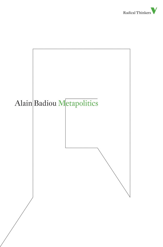 Metapolitics (Radical Thinkers) book cover by Alain Badiou