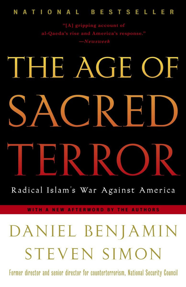 The Age of Sacred Terror: Radical Islam's War Against America book cover by Daniel Benjamin, Steven Simon