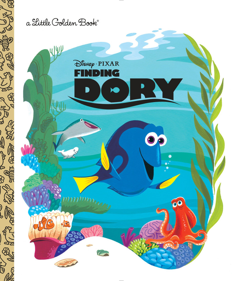 Finding Dory Little Golden Book (Disney/Pixar Finding Dory) (Little Golden Book) book cover by RH Disney