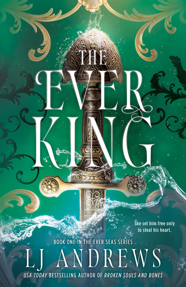 The Ever King (The Ever Seas) book cover by LJ Andrews
