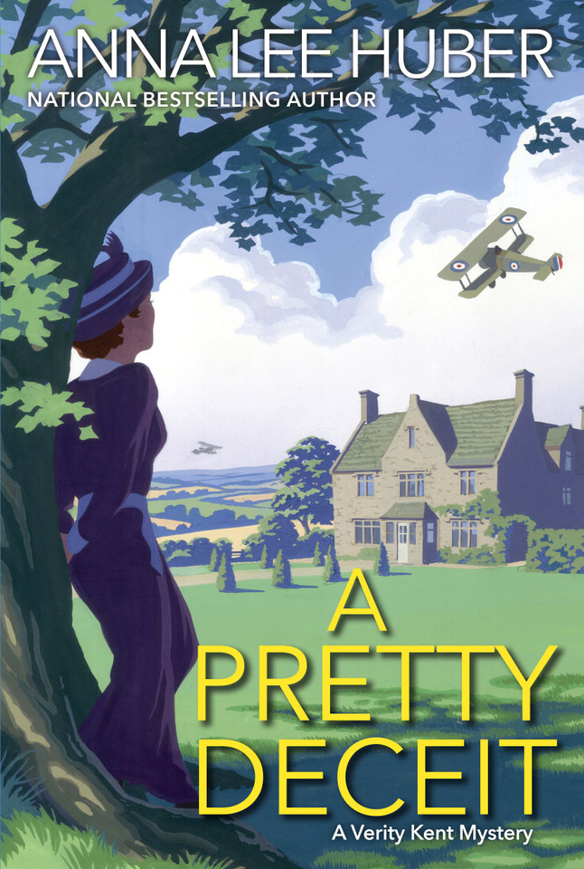 A Pretty Deceit (A Verity Kent Mystery) book cover by Anna Lee Huber