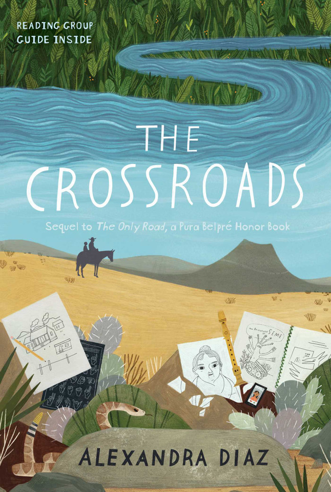 The Crossroads book cover by Alexandra Diaz