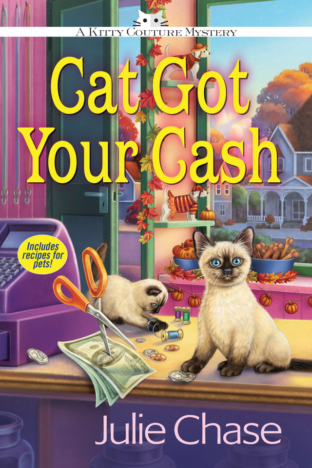 Cat Got Your Cash: A Kitty Couture Mystery (A Kitty Couture Mystery) book cover by Julie Chase