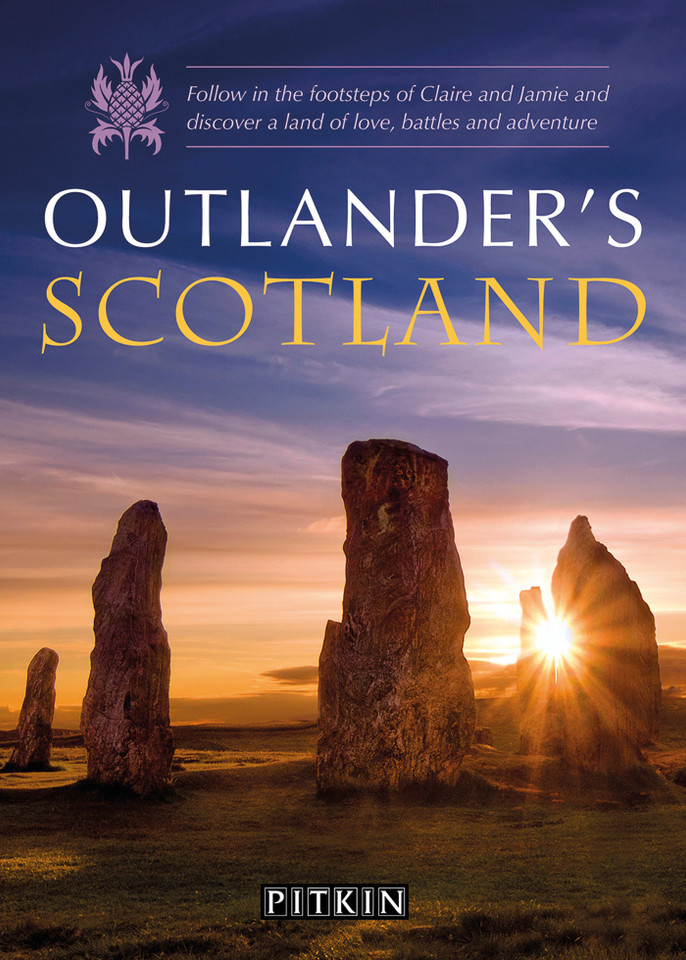Outlander's Scotland book cover by Phoebe Taplin