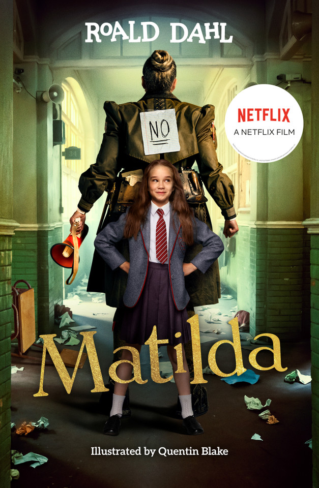 Matilda book cover by Roald Dahl