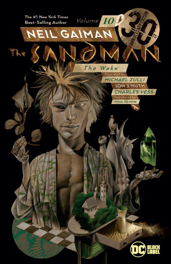 Sandman Vol. 10: The Wake 30th Anniversary Edition book cover by Neil Gaiman