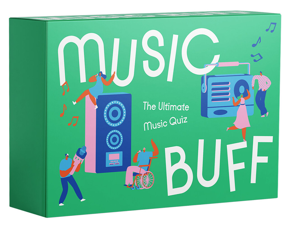 Music Buff: The Ultimate Music Quiz book cover by Smith Street Books