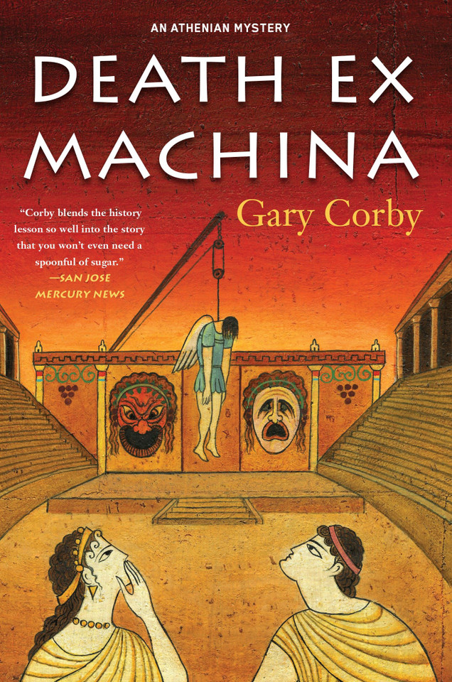 Death Ex Machina (An Athenian Mystery) book cover by Gary Corby