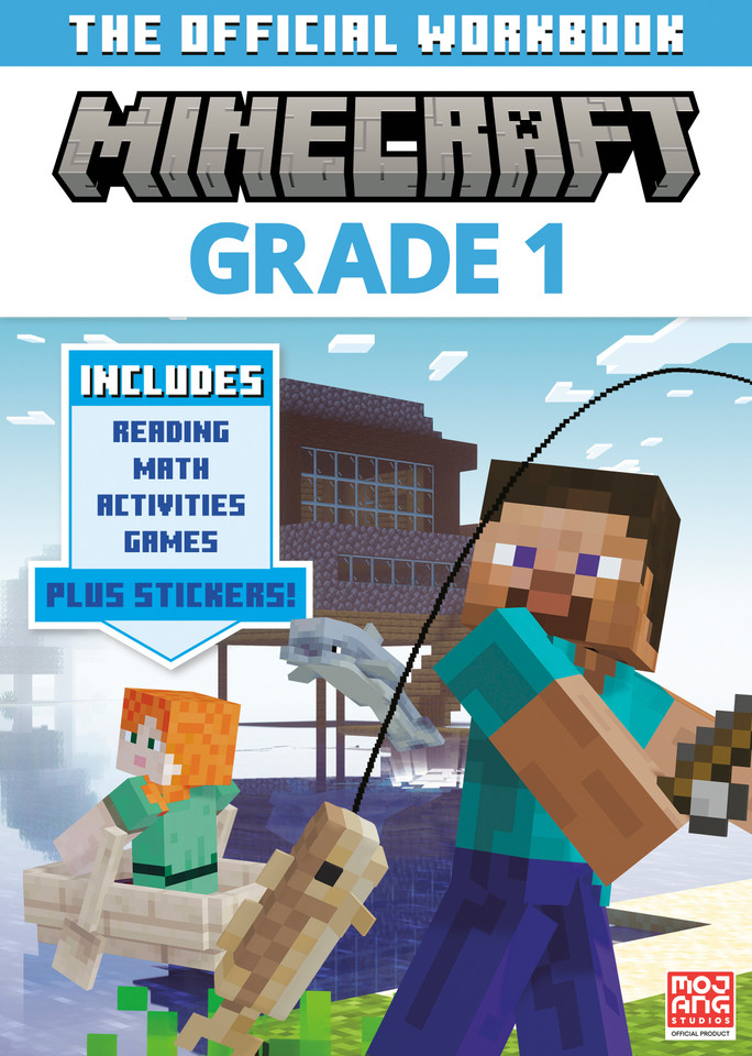 Official Minecraft Workbook: Grade 1 (Minecraft Workbooks) book cover by Random House