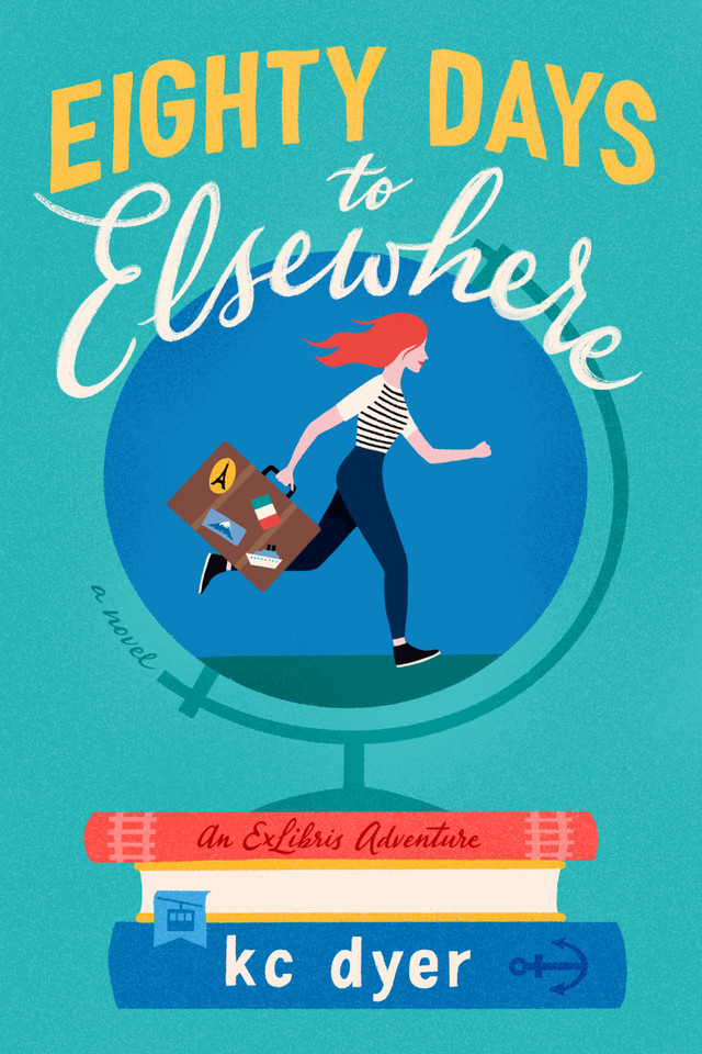 Eighty Days to Elsewhere (An Exlibris Adventure) book cover by kc dyer