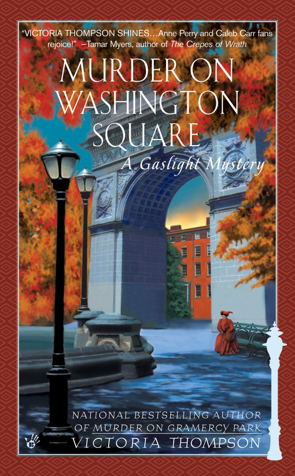 Murder on Washington Square: A Gaslight Mystery (A Gaslight Mystery) book cover by Victoria Thompson