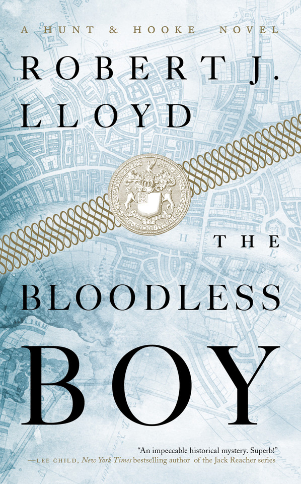 The Bloodless Boy (A Hunt and Hooke Novel) book cover by Robert J. Lloyd