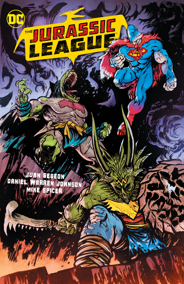The Jurassic League book cover by Daniel Warren Johnson