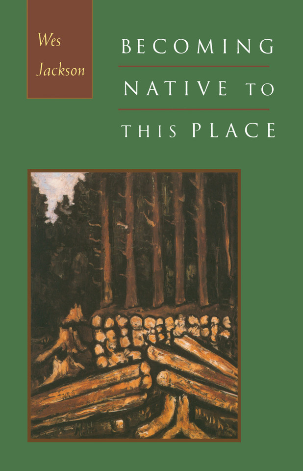Becoming Native to This Place book cover by Wes Jackson