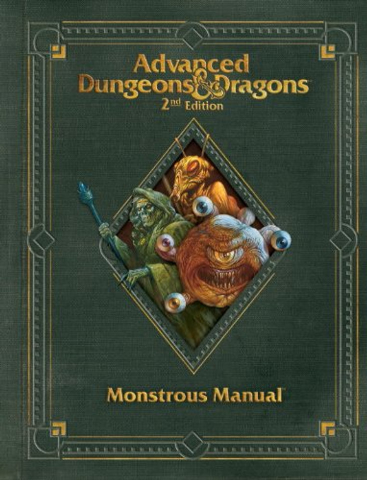 Premium 2nd Edition Advanced Dungeons and Dragons Monstrous Manual Cover