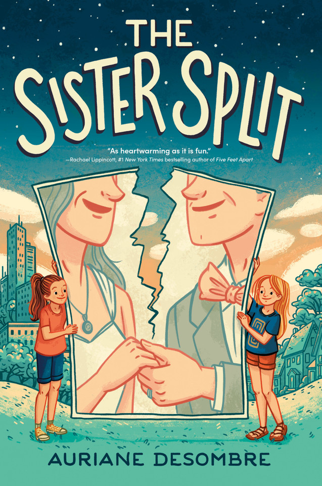 The Sister Split book cover by Auriane Desombre
