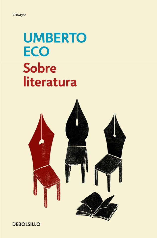 Sobre literatura / On Literature book cover by Umberto Eco