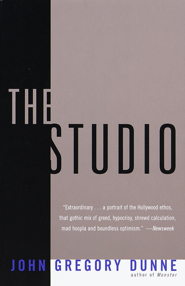 The Studio book cover by John Gregory Dunne