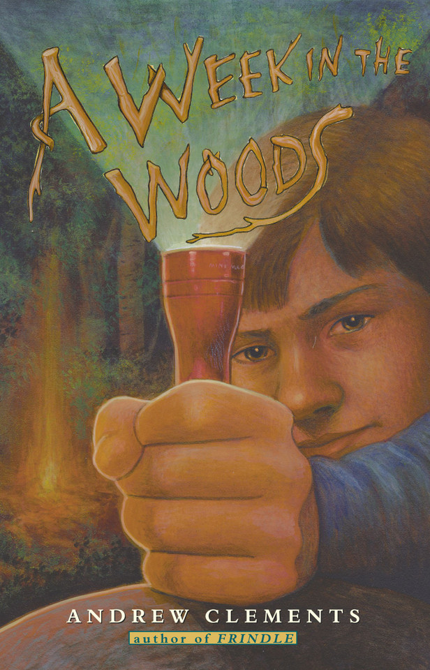 A Week in the Woods book cover by Andrew Clements