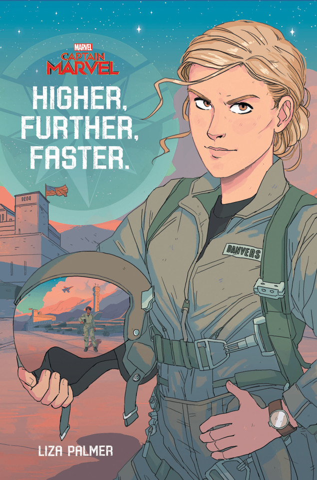 Captain Marvel: Higher, Further, Faster book cover by Liza Palmer