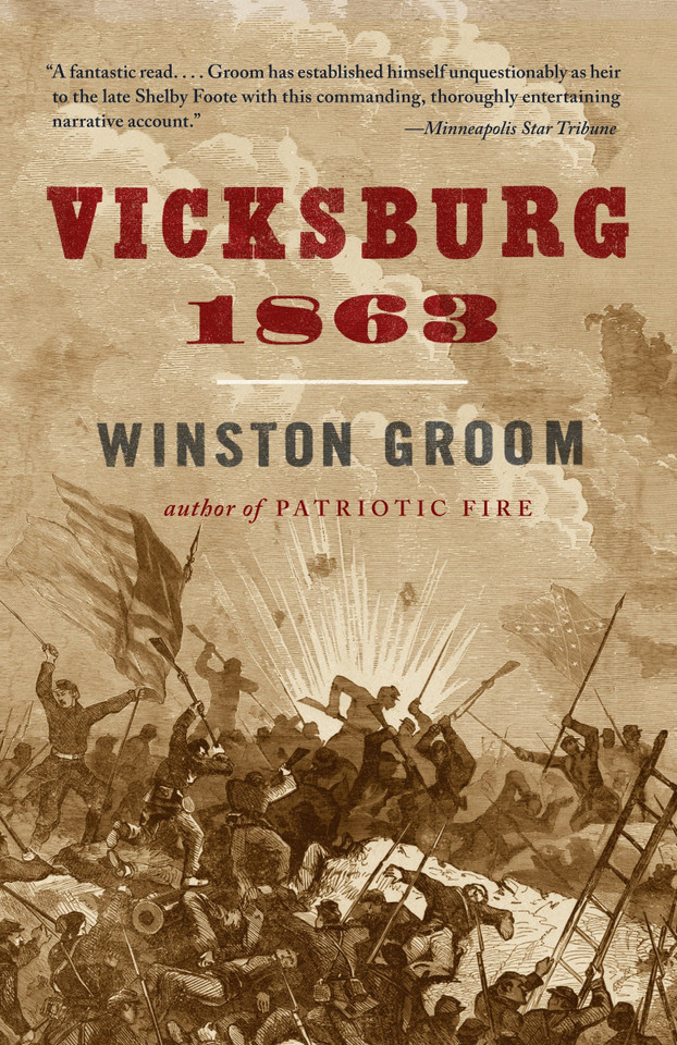 Vicksburg, 1863 (Vintage Civil War Library) book cover by Winston Groom