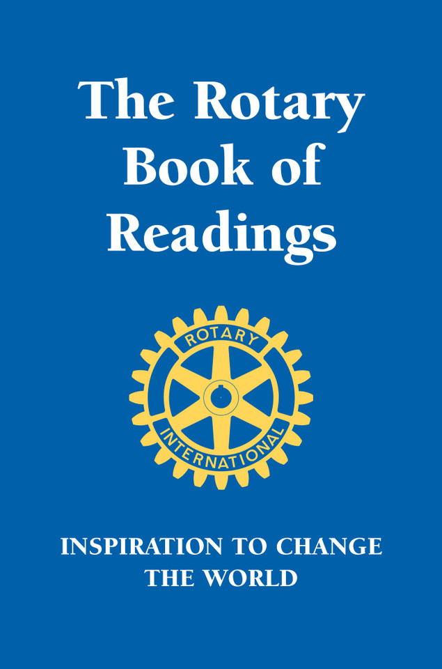The Rotary Book of Readings: Inspiration to Change the World book cover by Hobart Rotary Club
