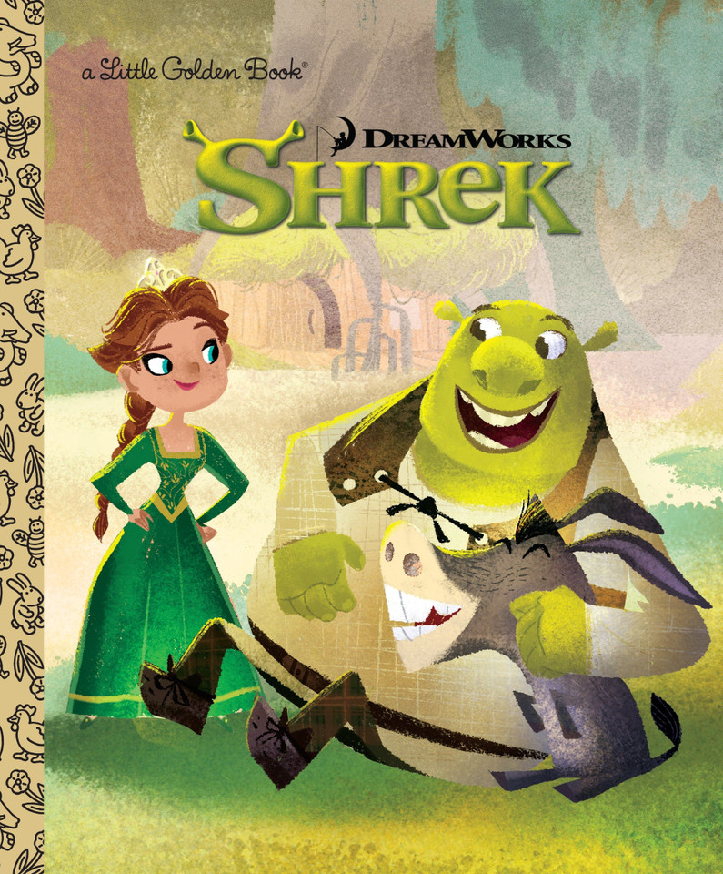 DreamWorks Shrek (Little Golden Book) book cover by K. Emily Hutta