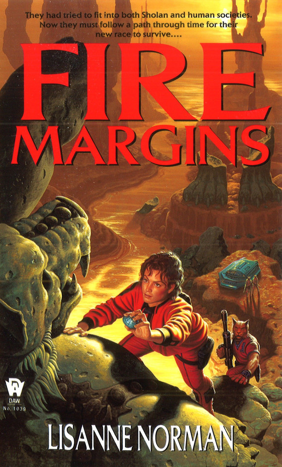 Fire Margins (Sholan Alliance) book cover by Lisanne Norman