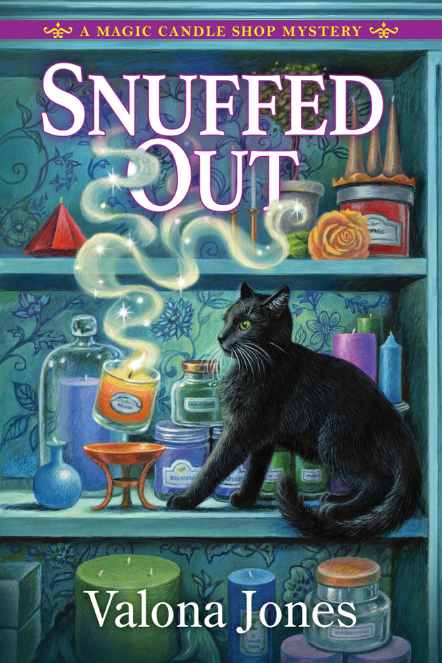 Snuffed Out (Magic Candle Shop Mystery) book cover by Valona Jones