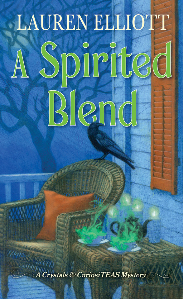 A Spirited Blend (A Crystals & CuriosiTEAS Mystery) book cover by Lauren Elliott