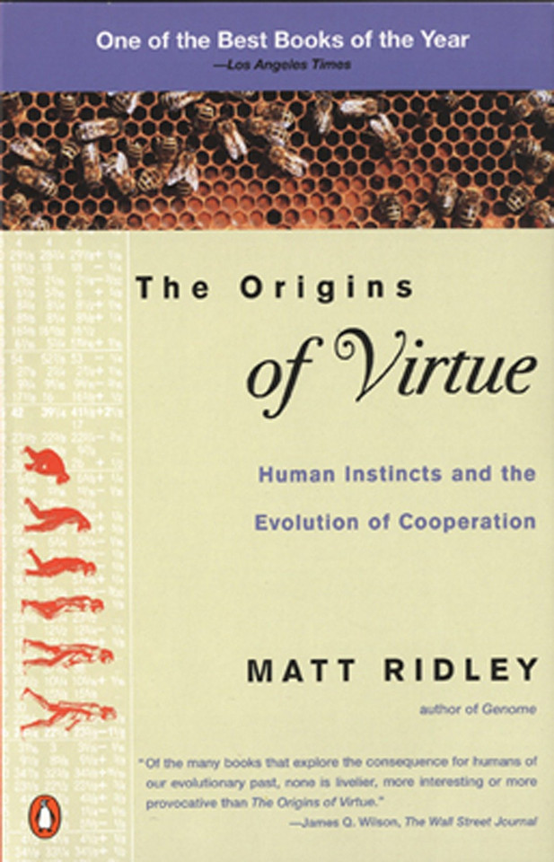 The Origins of Virtue: Human Instincts and the Evolution of Cooperation book cover by Matt Ridley