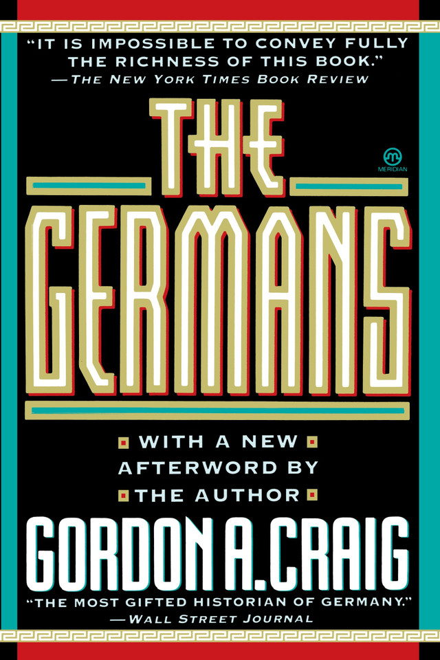 The Germans book cover by Gordon A. Craig